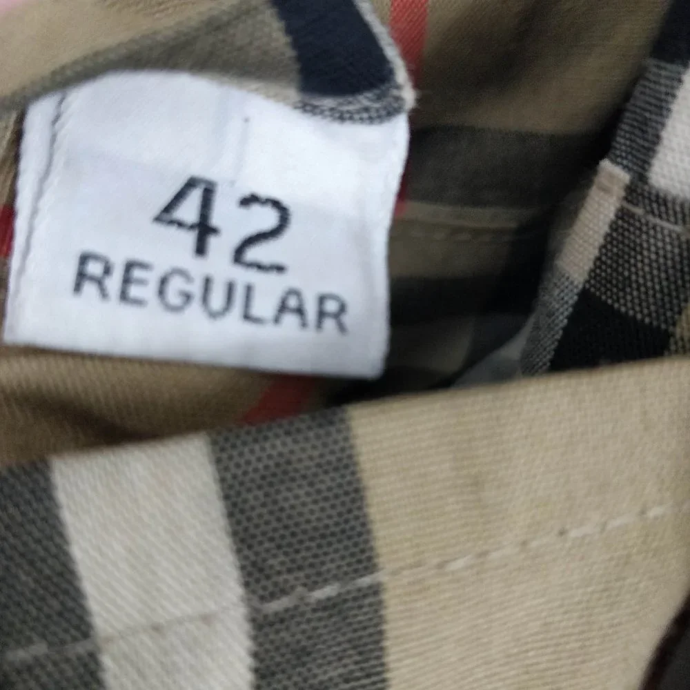 Vintage Burberry Olive Nova Check Coat with Liner